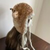Plush Fluffy Hat Faux Fur Head-Winter Warm Ear leg warmers