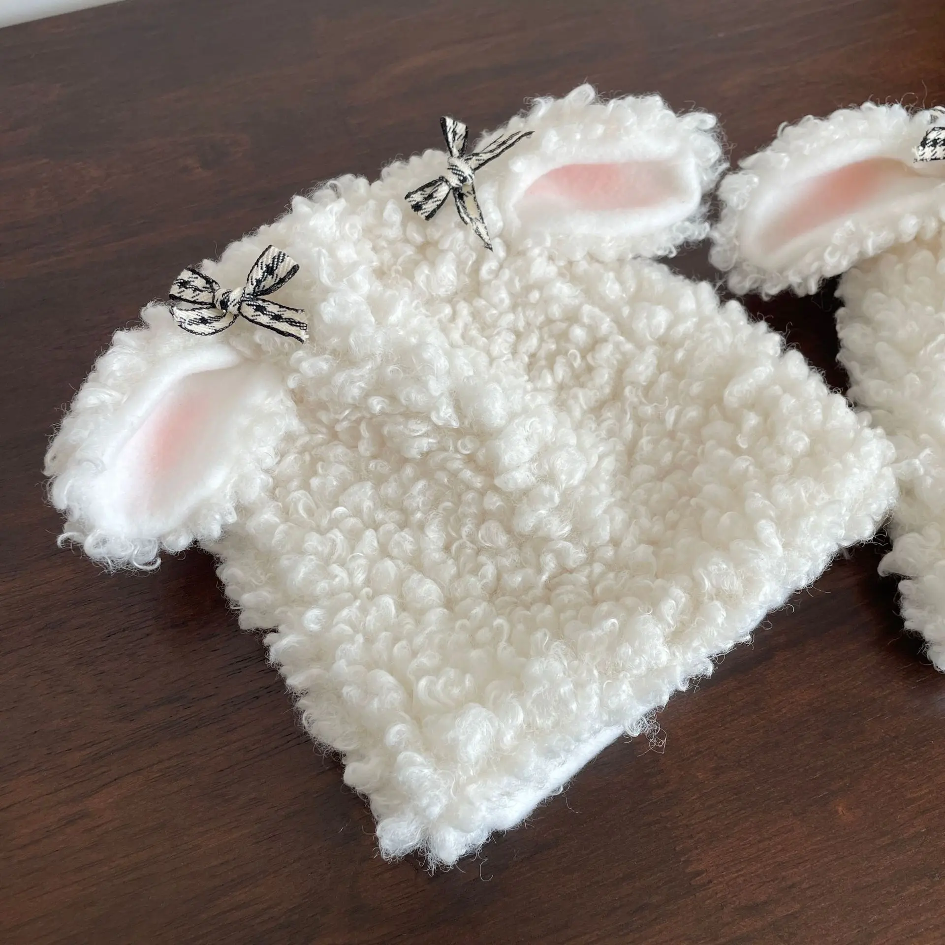 Plush Fluffy Hat Faux Fur Head-Winter Warm Ear leg warmers