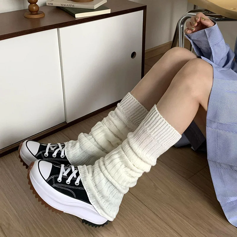 Thin Knitted Cosplay Heap Heap Leg Warmers