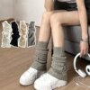 Thin Knitted Cosplay Heap Heap Leg Warmers