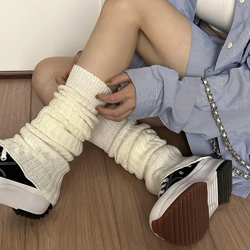 Thin Knitted Cosplay Heap Heap Leg Warmers