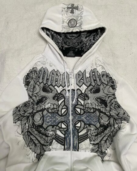 Personality Oversize Zipper Hoodie