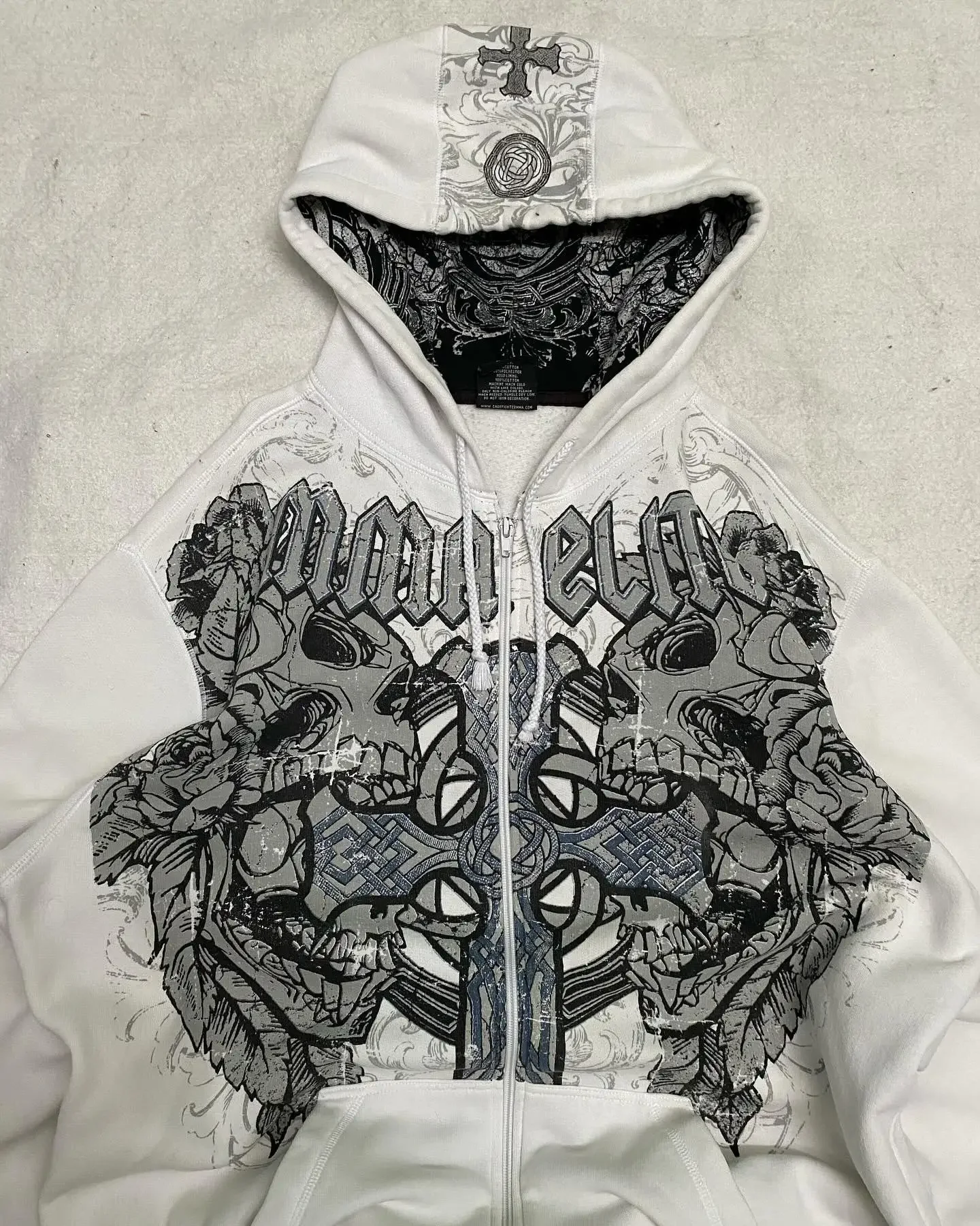 Personality Oversize Zipper Hoodie