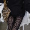 Leopard Thin Transparent Silky Pantyhose