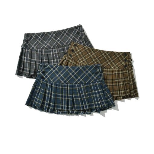 plaid skirts preppy style