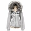 Fur collar warm hoodie