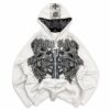 Personality Oversize Zipper Hoodie