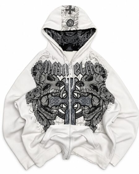 Personality Oversize Zipper Hoodie