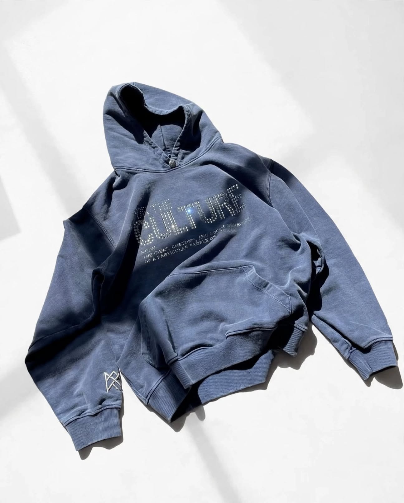 For the culture Rhinestone Hoodie