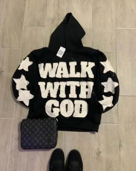 Y2K star patch embroidery oversized hoodie
