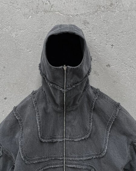 Punk High Street Oversized Up Hoodie