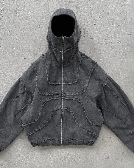 Punk High Street Oversized Up Hoodie