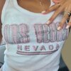 Las Vegas Fairy Print Tank Top