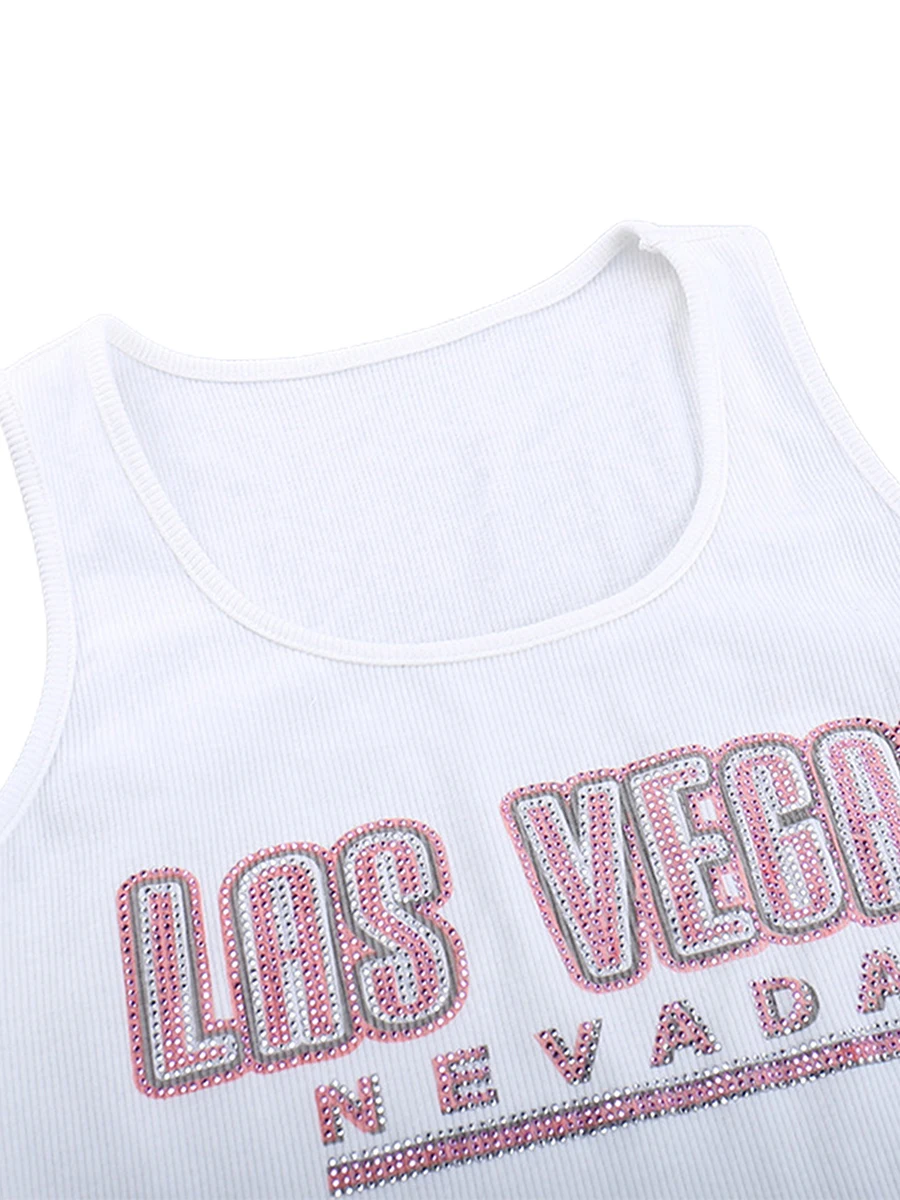 Las Vegas Fairy Print Tank Top