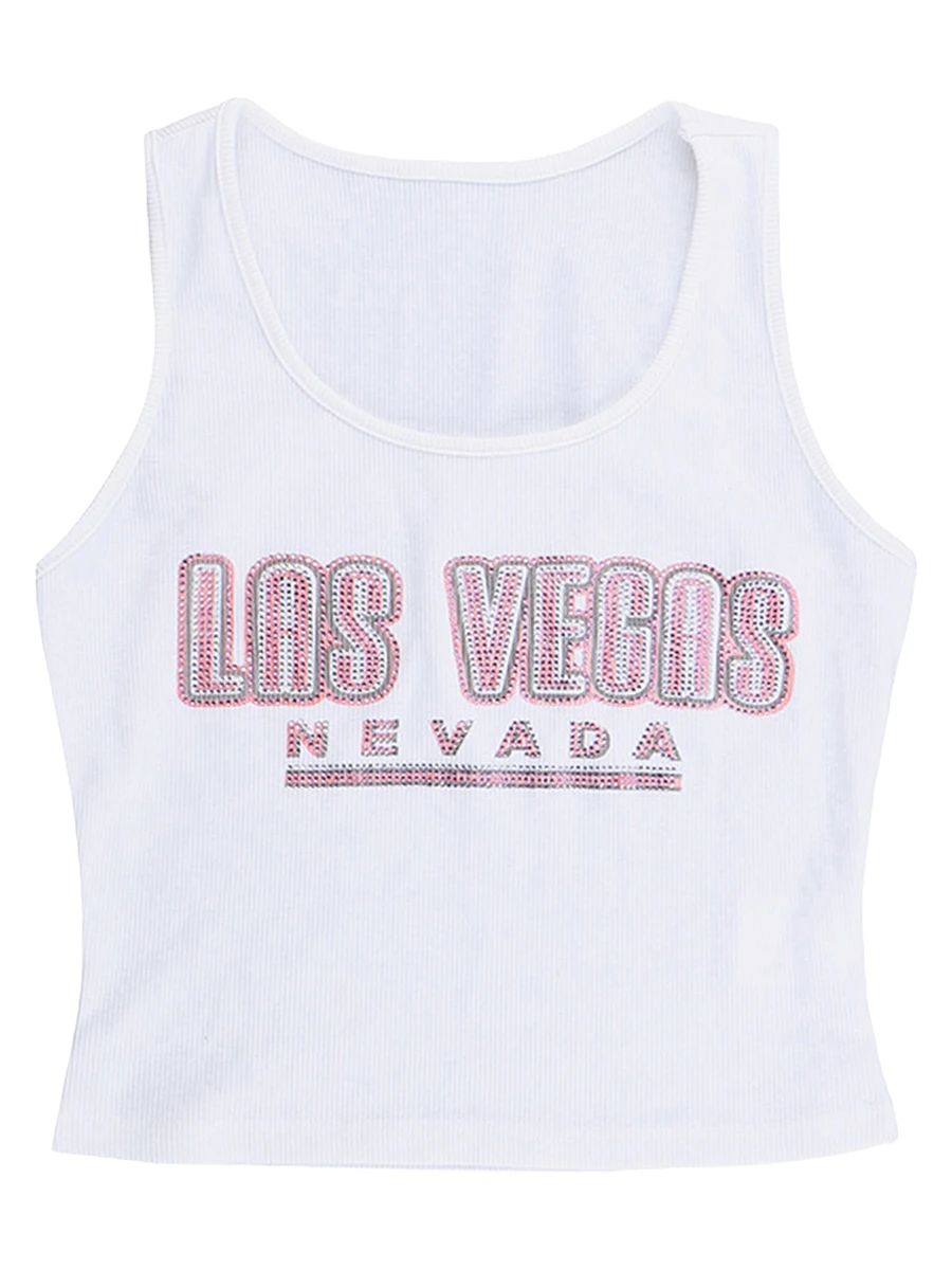 Las Vegas Fairy Print Tank Top