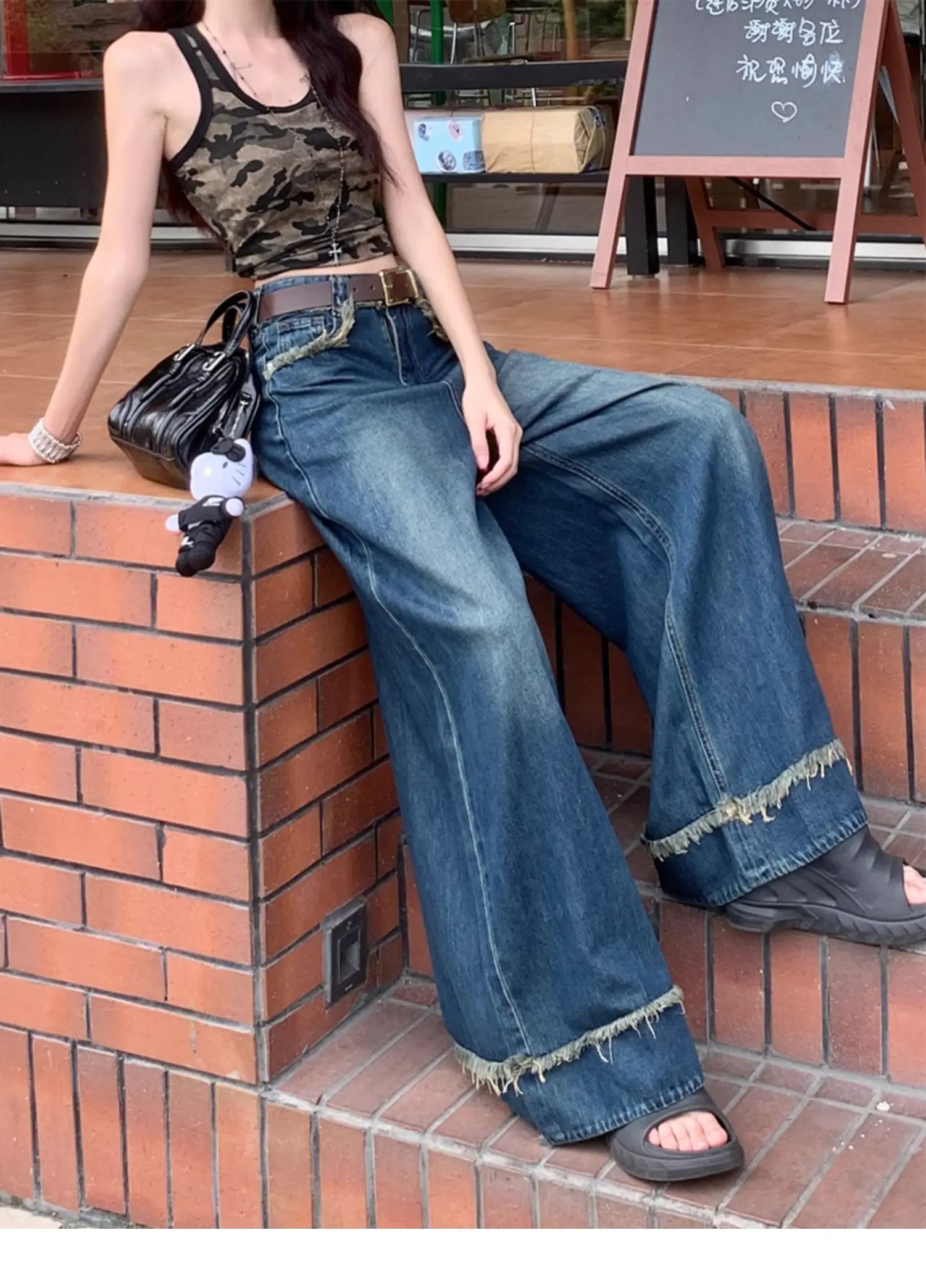 Teenage Drama Wide-Leg Jeans