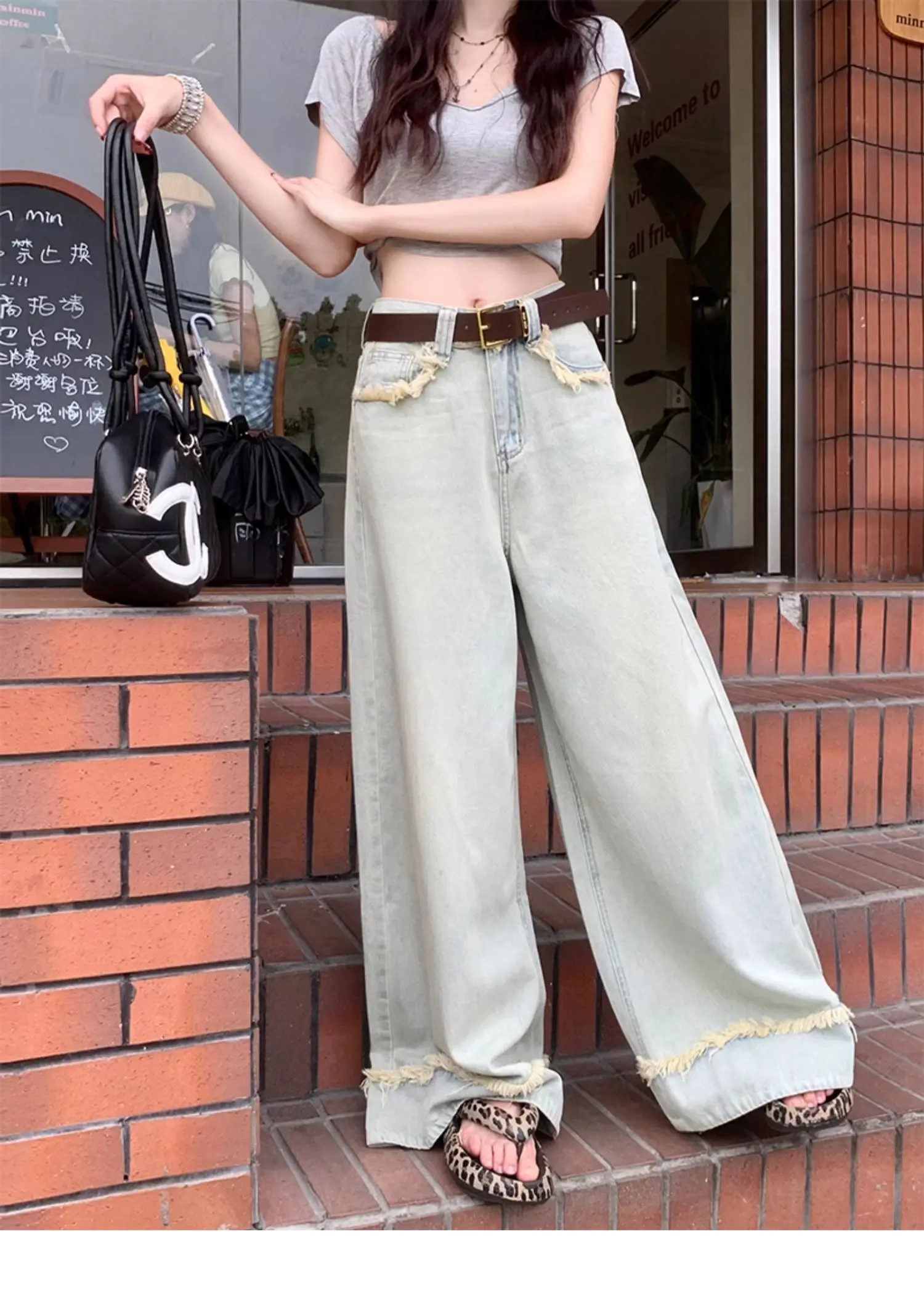 Teenage Drama Wide-Leg Jeans