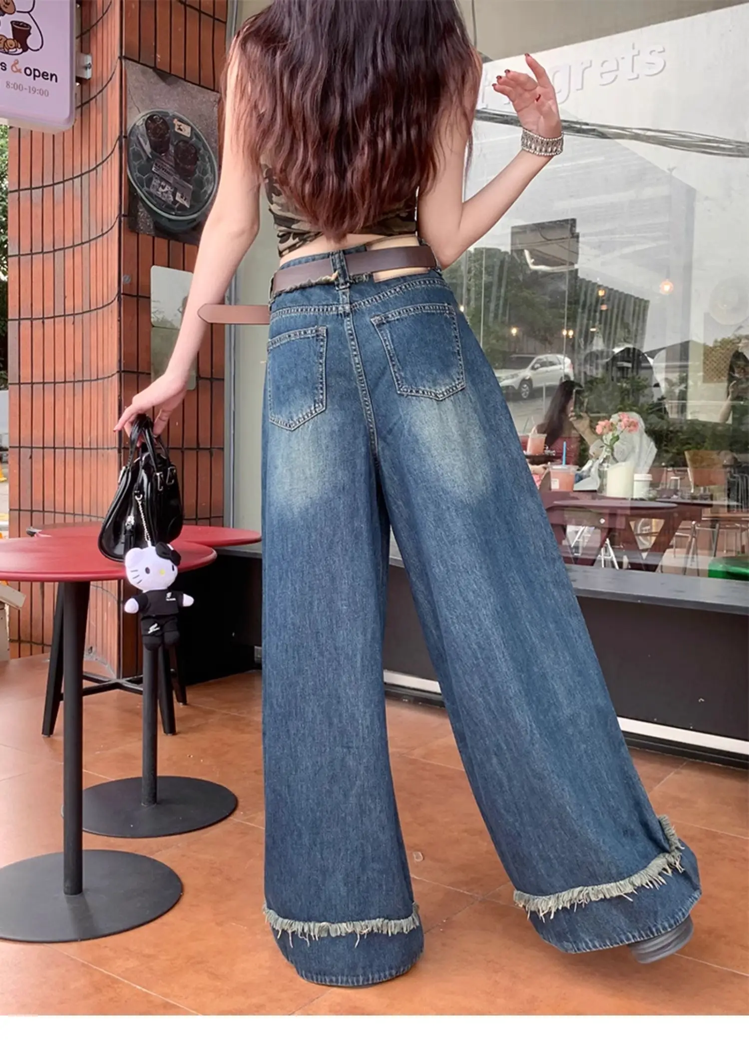 Teenage Drama Wide-Leg Jeans