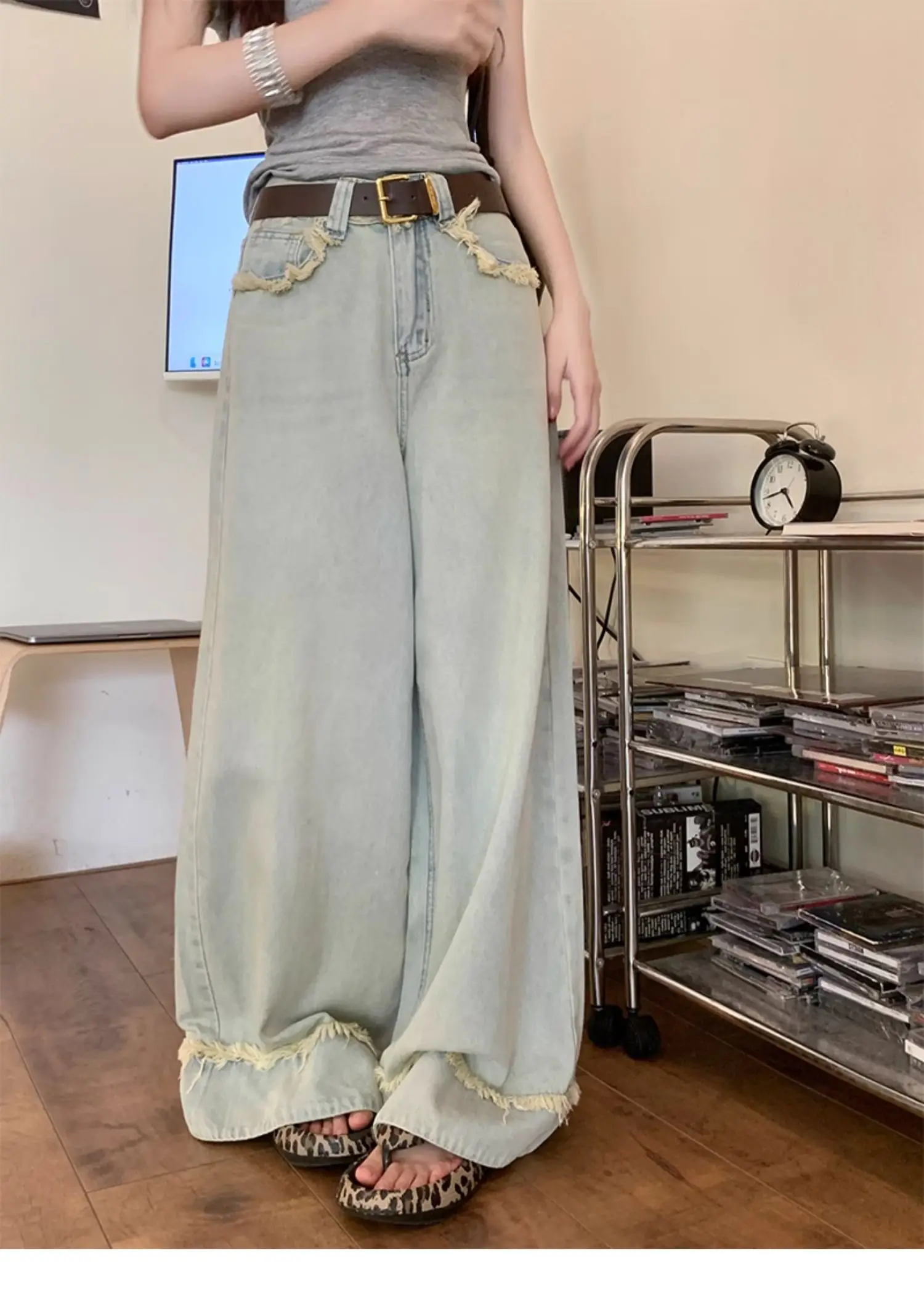 Teenage Drama Wide-Leg Jeans