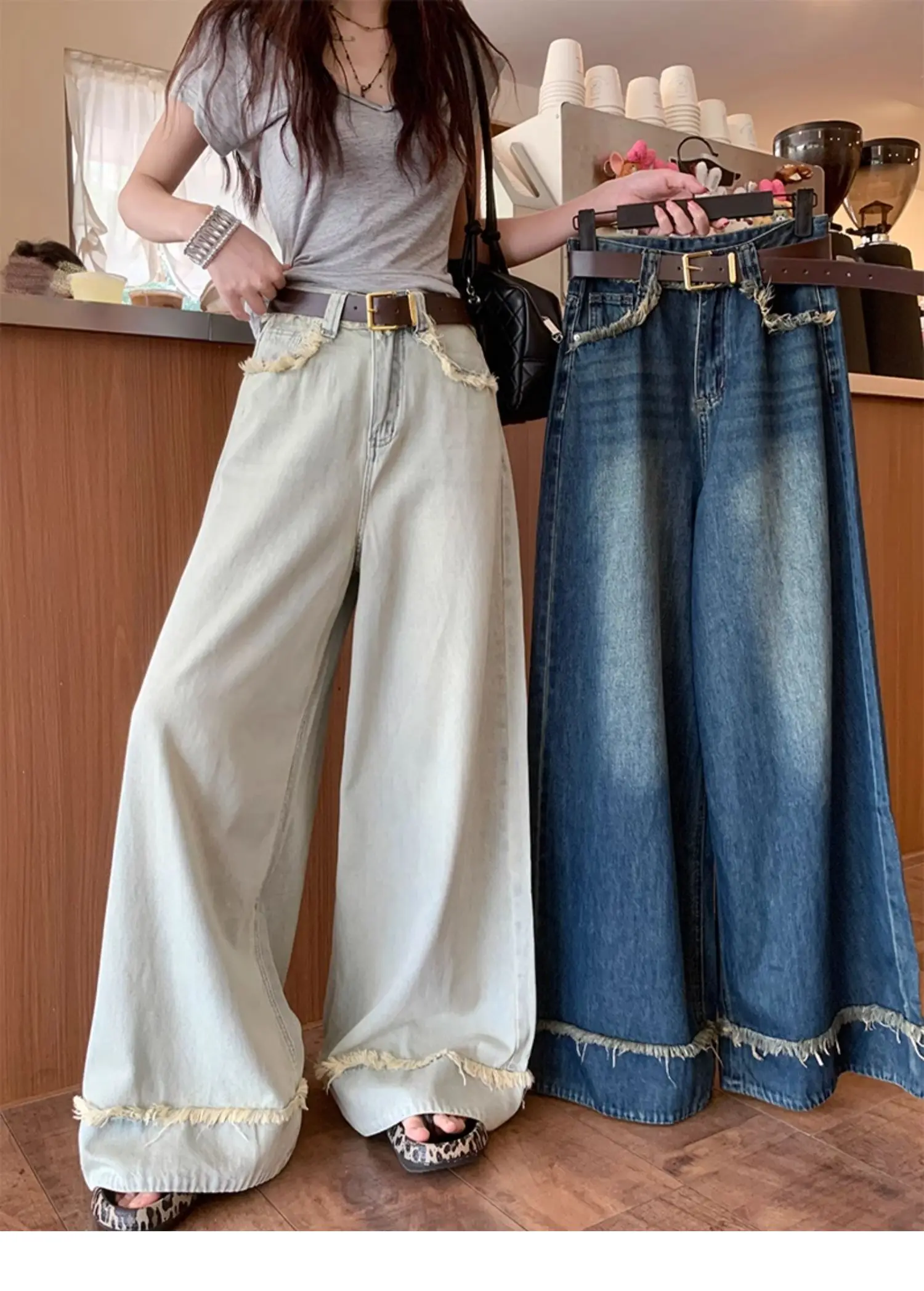 Teenage Drama Wide-Leg Jeans