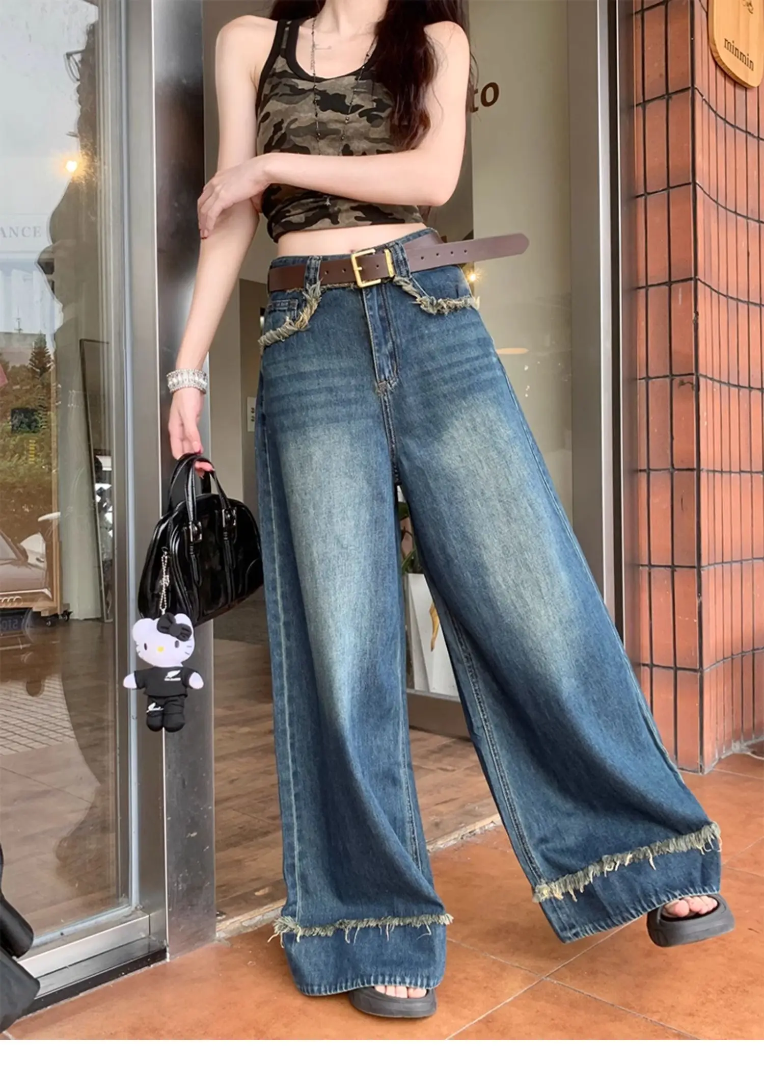 Teenage Drama Wide-Leg Jeans