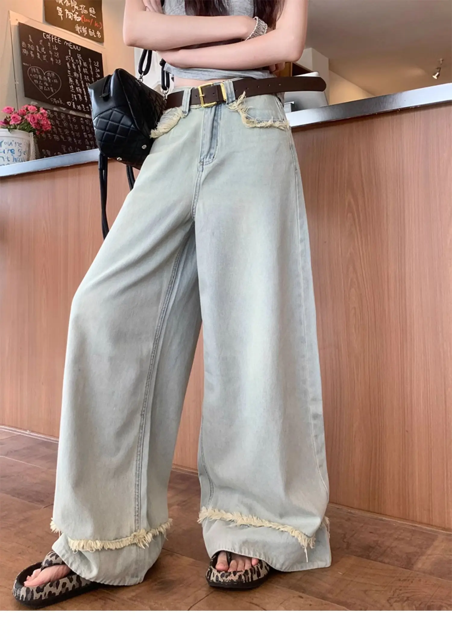 Teenage Drama Wide-Leg Jeans