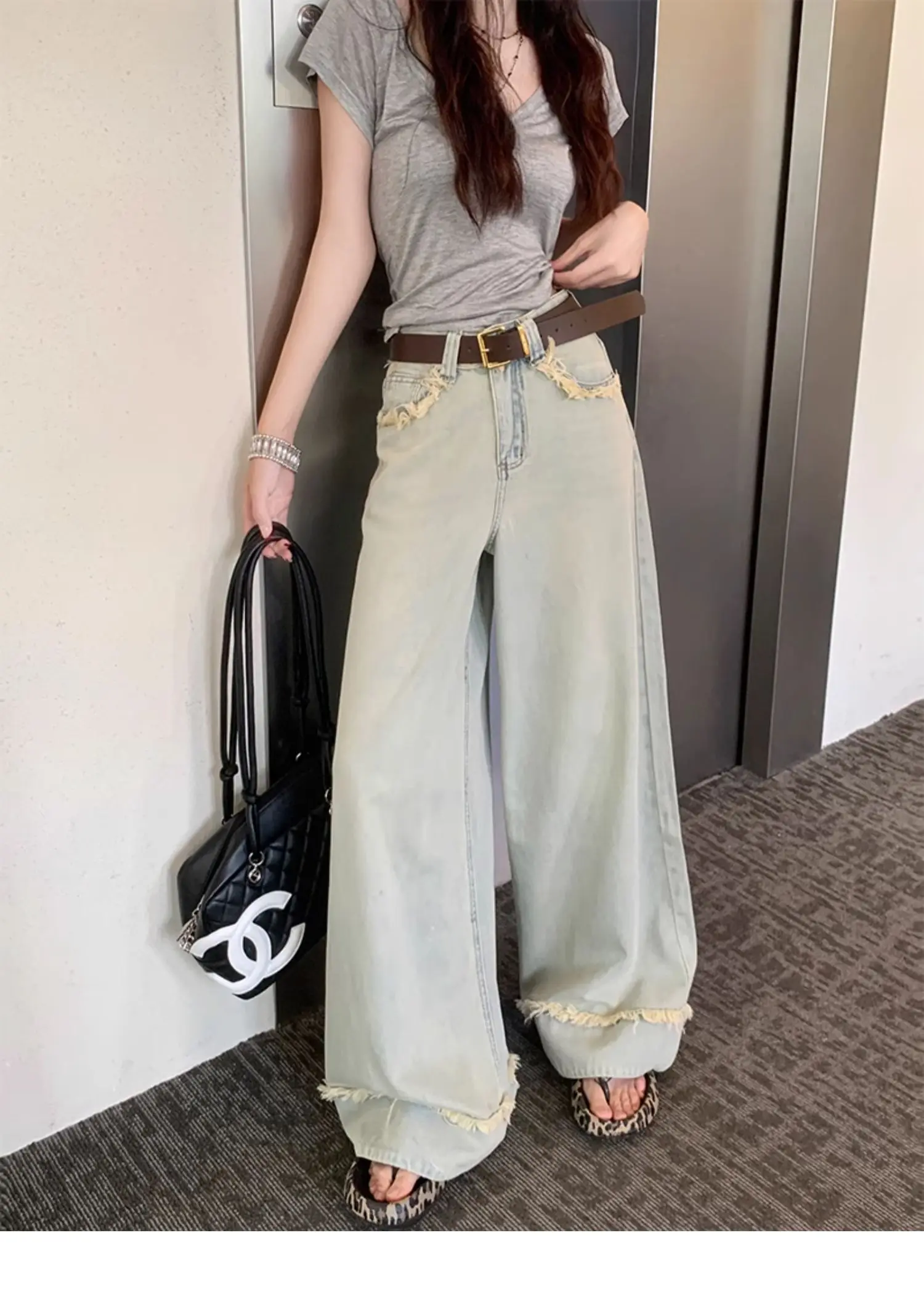 Teenage Drama Wide-Leg Jeans