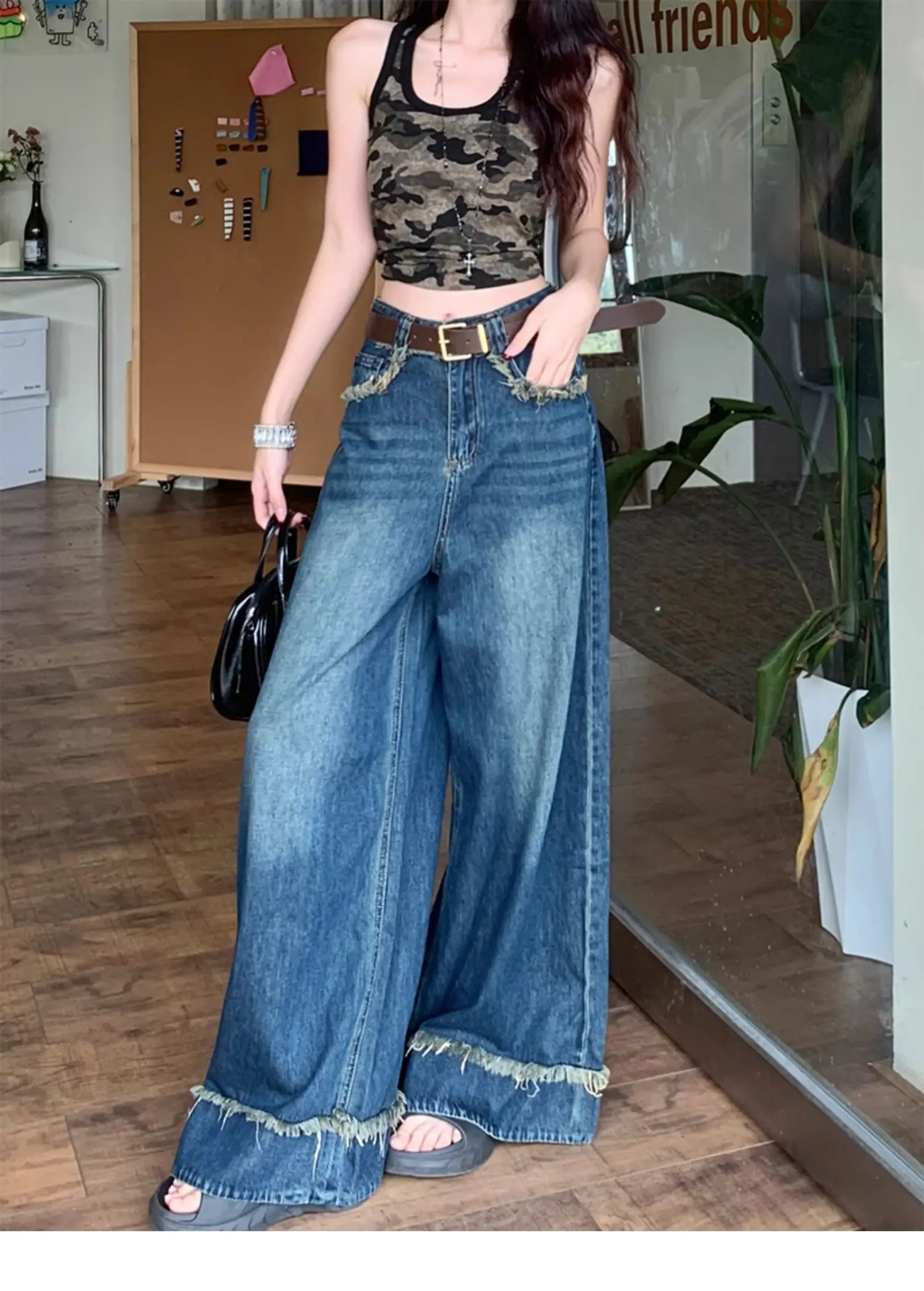 Teenage Drama Wide-Leg Jeans