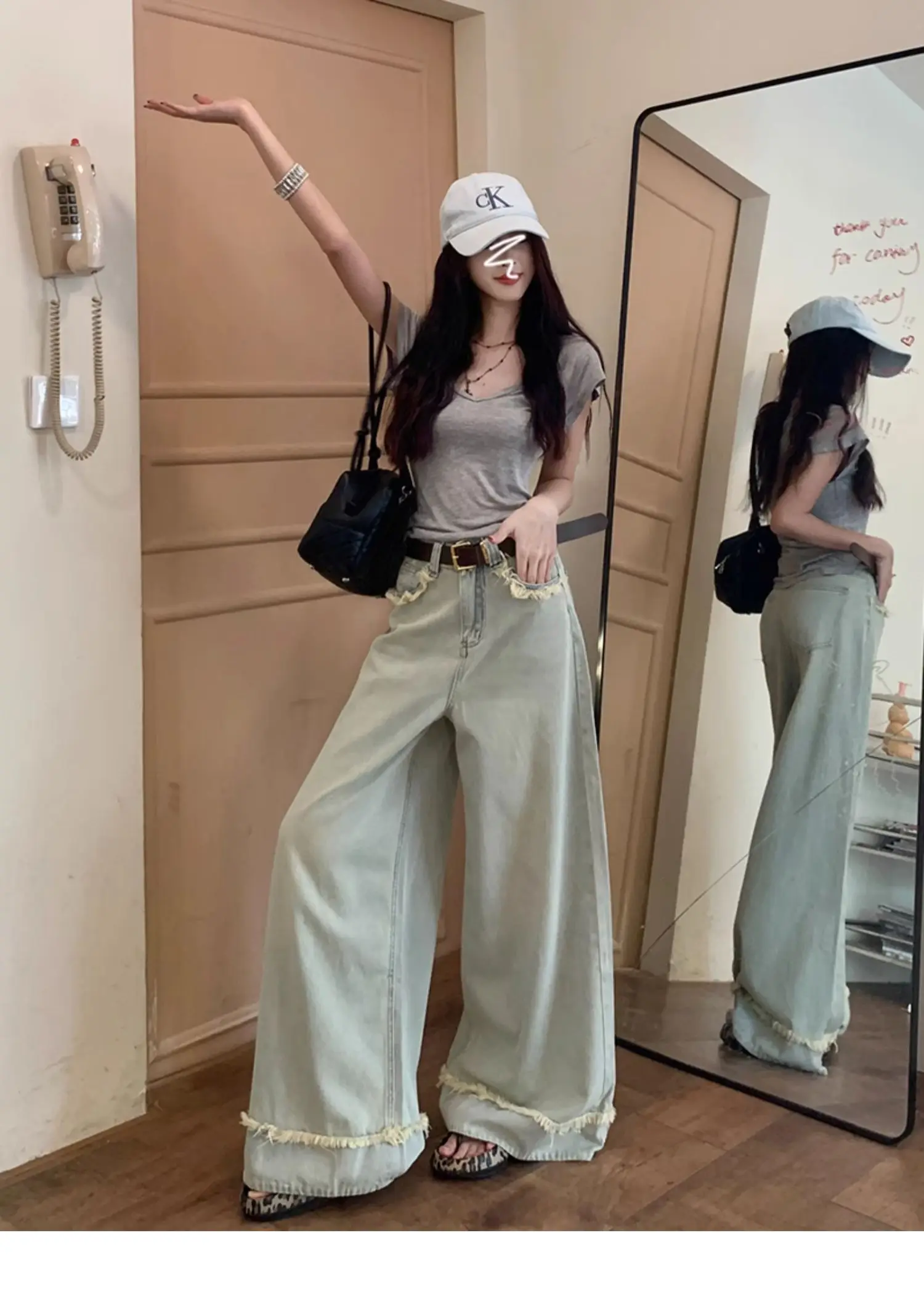 Teenage Drama Wide-Leg Jeans