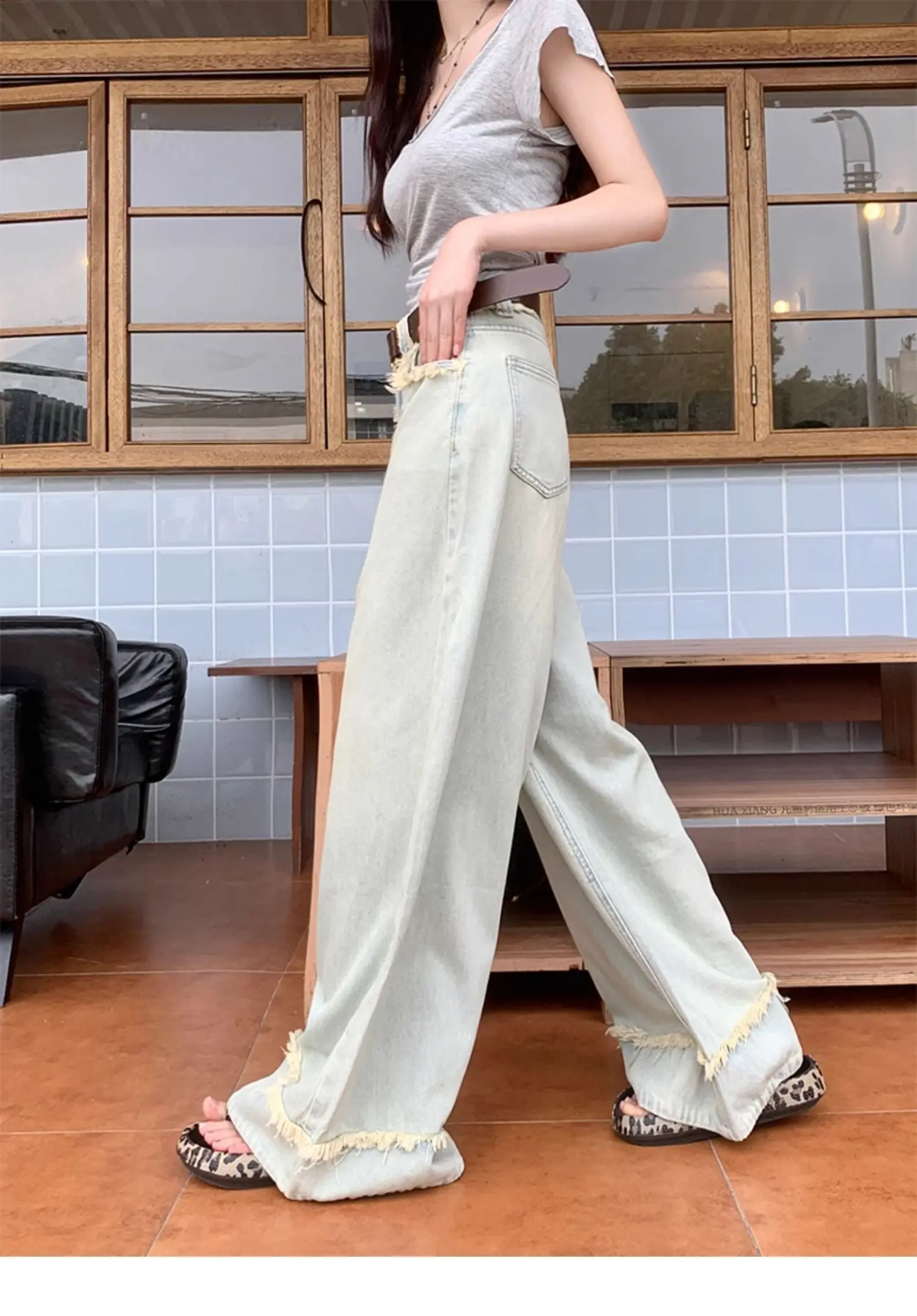 Teenage Drama Wide-Leg Jeans