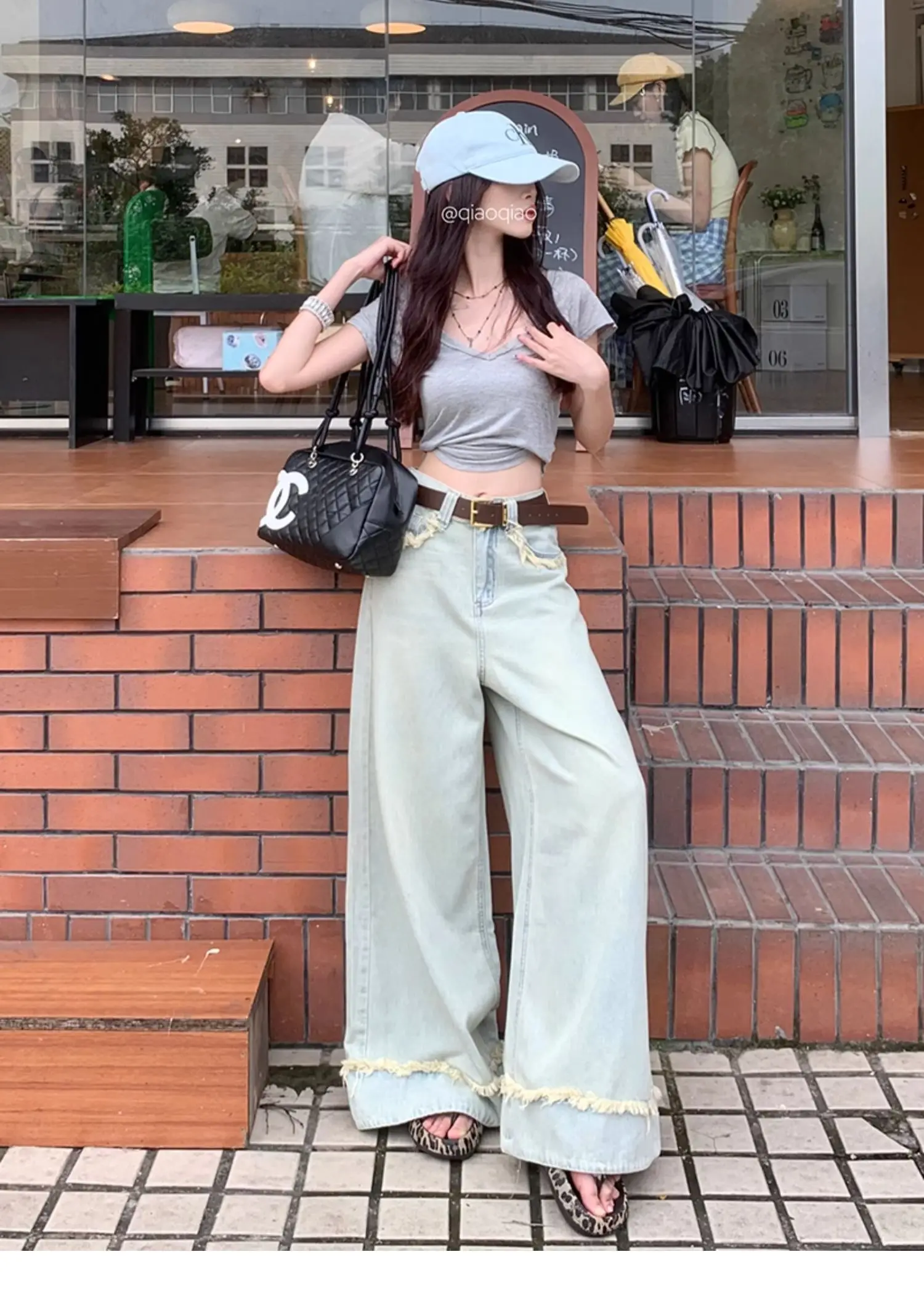 Teenage Drama Wide-Leg Jeans