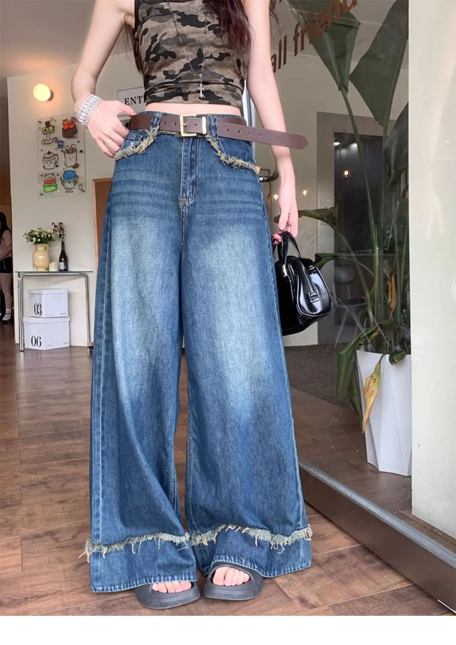 Teenage Drama Wide-Leg Jeans