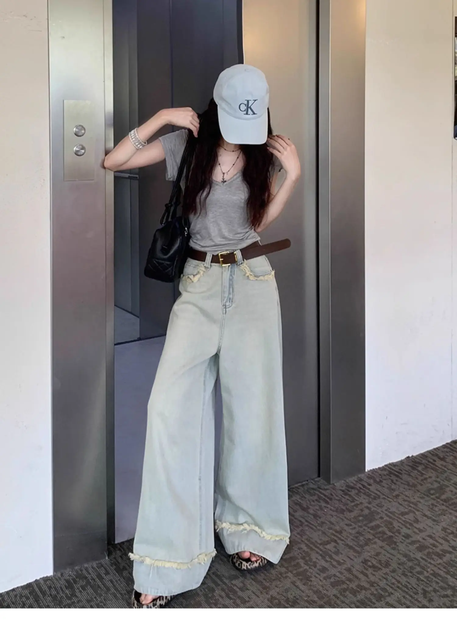 Teenage Drama Wide-Leg Jeans