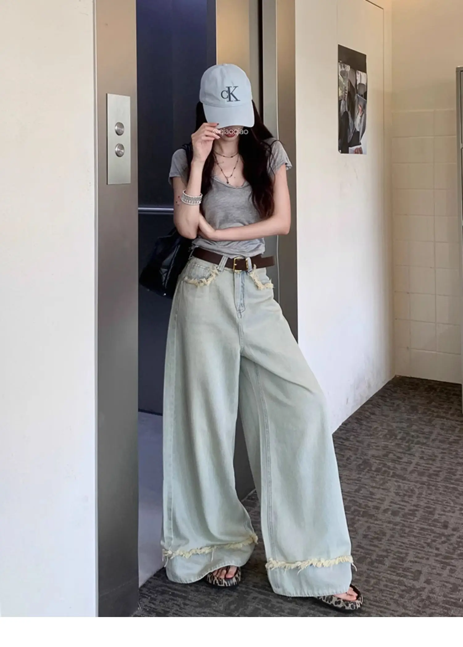 Teenage Drama Wide-Leg Jeans