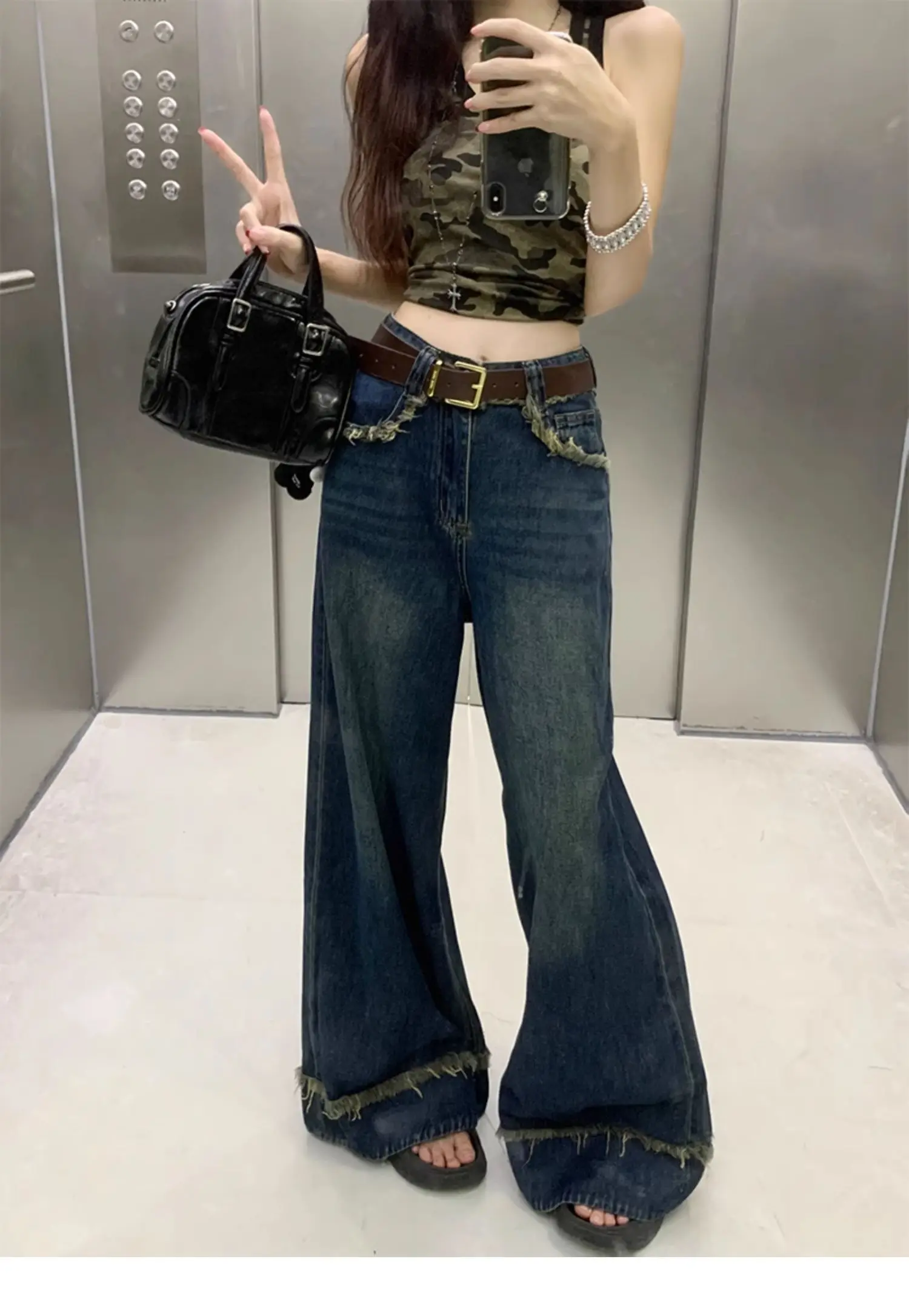 Teenage Drama Wide-Leg Jeans