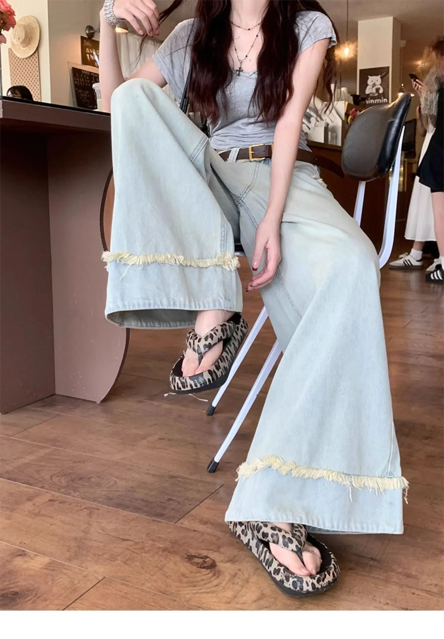 Teenage Drama Wide-Leg Jeans