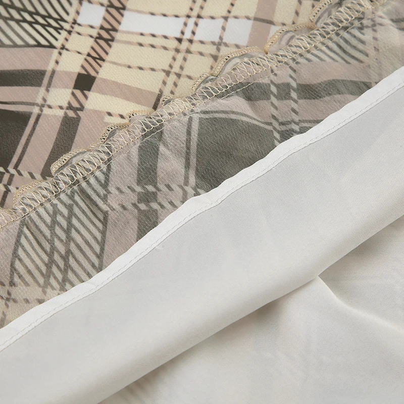 Preppy Aesthetic Plaid Mini Tank Dress