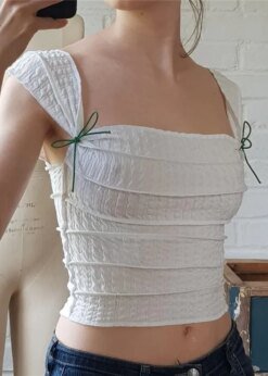 Fairycore Aesthetic Tied Cami Top