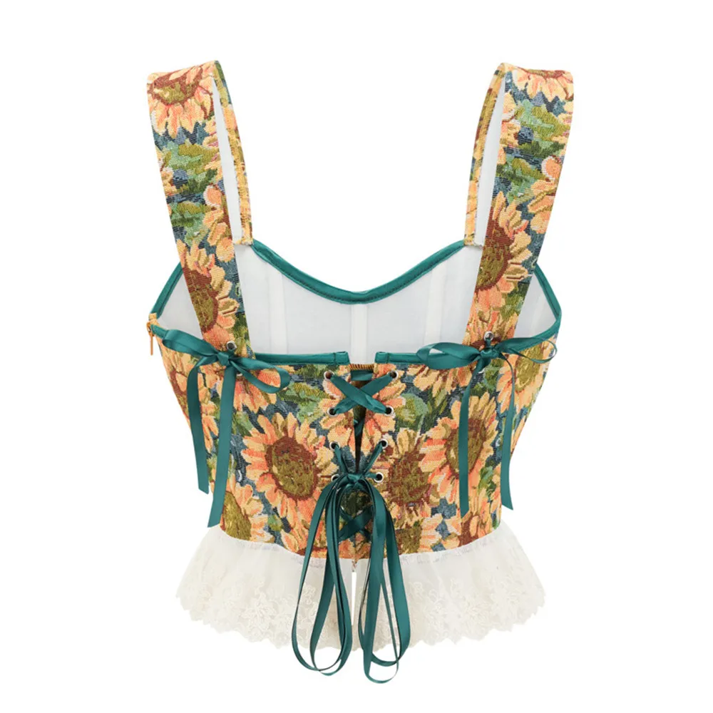 Sunflowers Corset Top