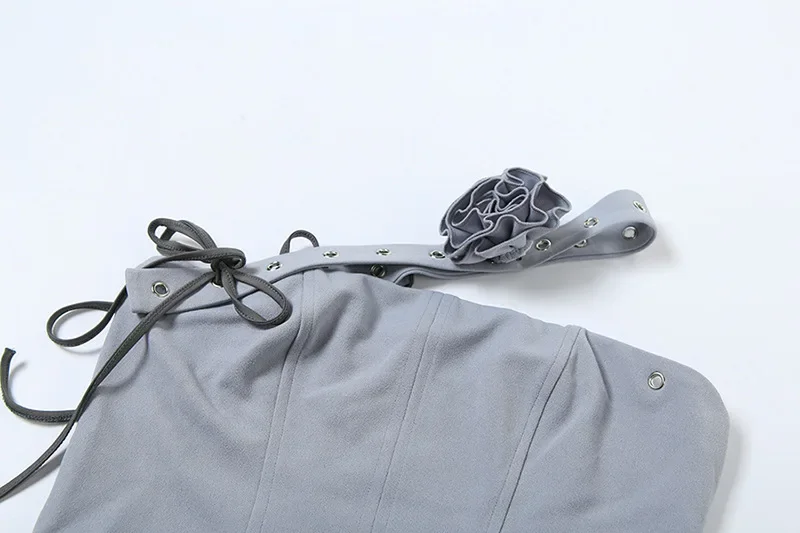 Y2K Asymmetrical Top & Pleated Mini Skirt Co-Ord