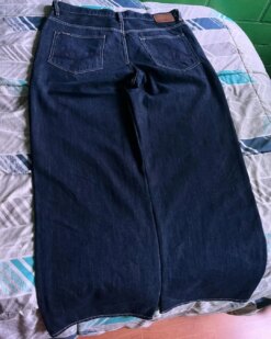 Retro Skull Graphic Big Printing Baggy Jean