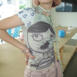 Aesthetics Mesh Bandage Tops