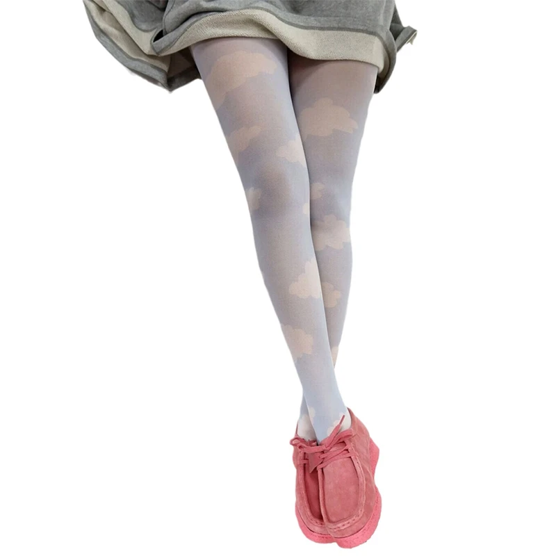 Tie Dye Mesh Stockings Leggings
