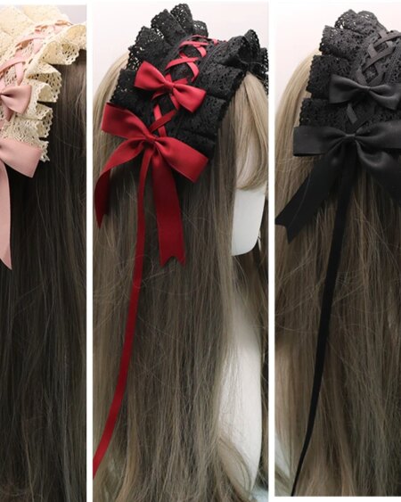 Lovely Bowknot Flower Hair Hoop
