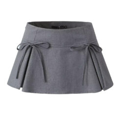Coquette Bows Pleated Mini Skirt