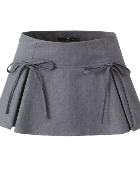 Coquette Bows Pleated Mini Skirt