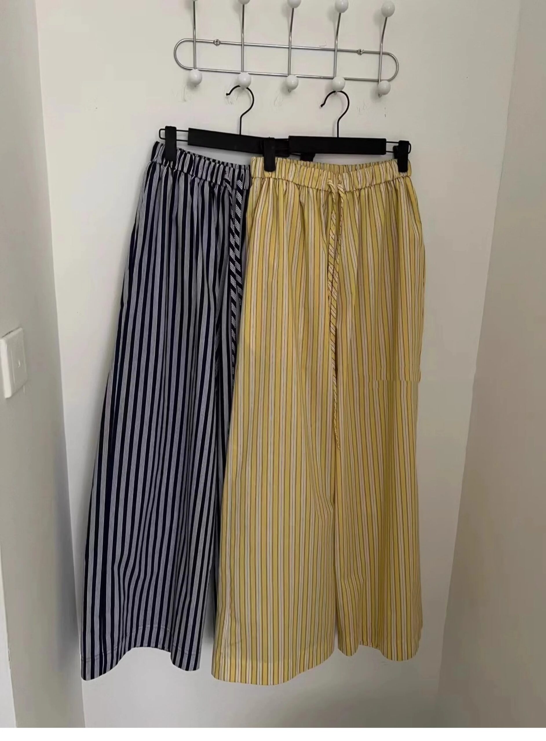 Stripes Straight Leg Casual Pants