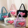 Heart Puffer Handbag