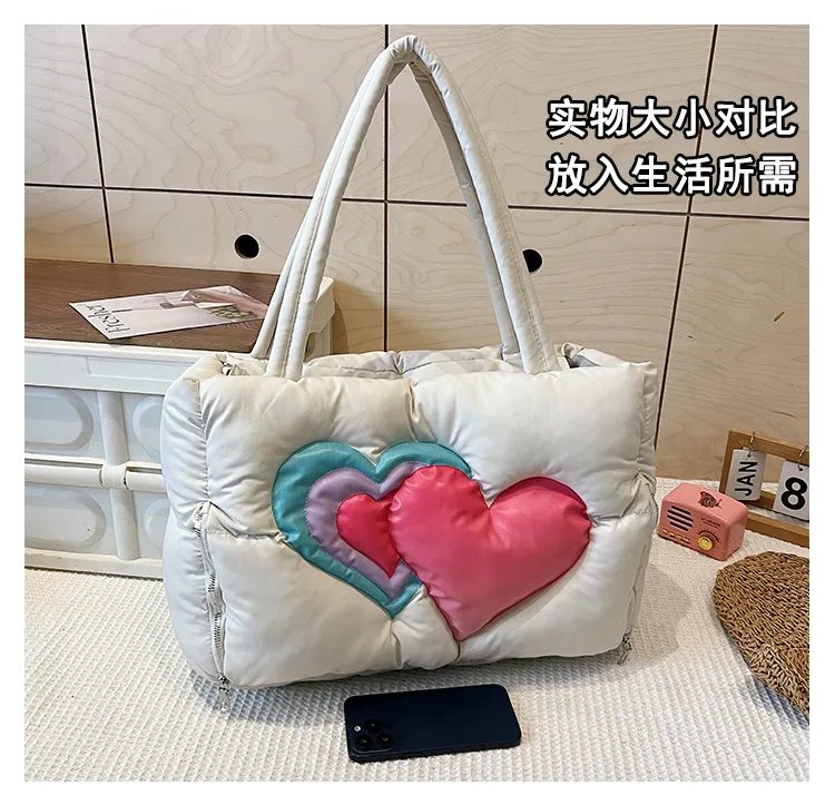 Heart Puffer Handbag Heart Puffer Handbag