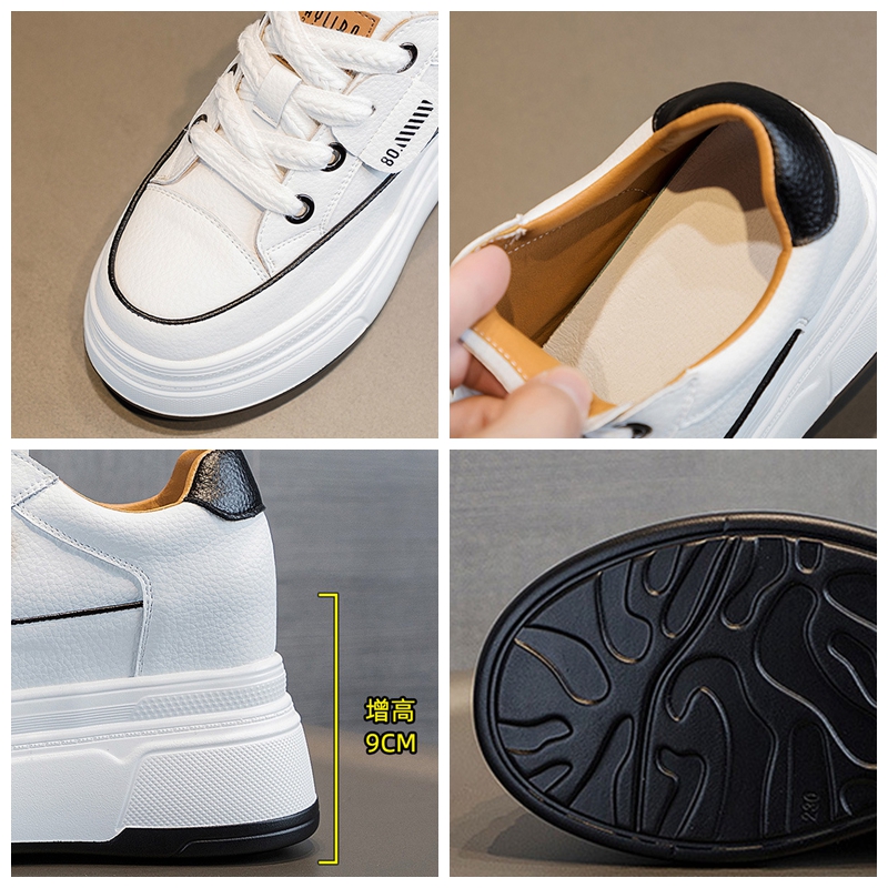 Cow Suede Genuine Leather Vulcanized Shoes